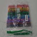 Marspark 20 Pcs Stackable Crayons Stacking Buildable Crayons Colorful Stackable Pencils Party Favors DIY Rainbow Pencil for School Office Birthday Party, 12 Colors(Vivid Color,Flat)