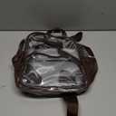 Clear Backpack for Stadium Events Clear Backpack 12x12x6 with Front Pocket for Concert Sport Fashion Women Backpack Events Work Travel