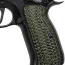 Cool Hand G10 Grips for CZ 75 Full Size, SP-01 Series, Shadow 2, 75B BD, SP-01, Tristar P120, Gun Grips Screws Included, Aggressive Snake Scale Texture