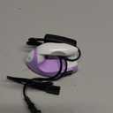 Mini Heat Press Small Iron Portable Heat Press Machine Mini Craft Iron with Charging Base Accessories for DIY T-Shirts, Shoes, Bag and Hats Heat Transfer Vinyl Projects (Light Purple)