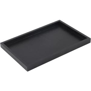 Solid Wood Rectangle Tea Tray, Serving Tray with Raised Edges Easy to Hold, Restaurant or Home Use, Suitable for Cakes, Fruits, and More (25 * 18 * 2cm)