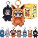 MINISO Naruto Shippuden Cute Beast Party Series Blind Box - Naruto/Kakashi/Uchiha Character Design - Desktop Ornament/Gift - 1 Random Piece