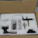 Brightify Oil Bronze Front Door Handle, Oil Bronze Exterior Door Handle with Door Lever, Front Door Lock Set, Adjustable Deadbolt with Single Cylinder, Reversible for Right&Left