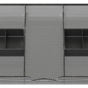SimpleHouseware Drawer Organizer Tray w/ 2 Storage Bins, Black