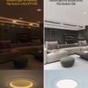 Sunco 12 Pack 6 Inch Ultra Thin LED Recessed Ceiling Lights Slim, Night Light, Baffle Trim, 2700K/3000K/4000K/5000K/6000K Selectable, Dimmable, 14W, Canless Wafer with Junction Box - ETL.