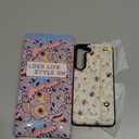 Petitian for Samsung Galaxy S23 Plus Case with Wallet - Women Girls Cute Girly Aesthetic Unique Design Leather Credit Card Holder Cardholder Stand Wristband for S23 Plus, Flower