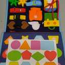 Gojmzo Busy Board Montessori Toys for Toddler Boy Birthday Gifts, Busy Book Sensory Toys for Toddlers, Learning Educational Toddler Travel Activities