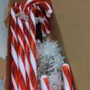 Candy Cane Lights Outdoor, 21 Inch Christmas Pathway Lights, Set of 10 Outdoor Xmas Decorations with 8 Modes for Holiday Patio Yard Garden(Red & White)