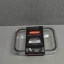 Rubbermaid Brilliance Large Food Storage Container, 9.6 Cup, BPA-Free, Leak-Proof, Clear