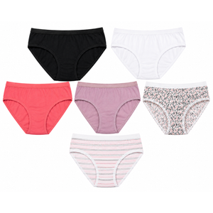 Fruit of the Loom Women's Cotton Bikini Underwear, 6-Pack, Size 7