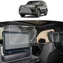 KOOGEN 2 Pack Tempered Glass Screen Protector for LX 600 2021-2026,Rear Screen Film Compatible With LX 700h LX600 2026 2025 2024 Accessories