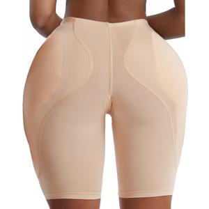 Sliot Hip Pads for Women Hip Dip Pads Fake Butt Padded Underwear Hip Enhancer Shapewear Crossdressers Butt Lifter Pad Panties (Medium, Nude)