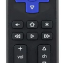 GE Roku TV Replacement Remote, Black