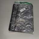 KEROM Compatible with MacBook Air 13 inch Case 2017-2010 Release A1369 A1466, Crocodile Skin Alligator Skin PU Leather Hard Shell Case & Keyboard Cover for Mac Air 13 2010-2017 (Older Version), Black