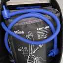 Braun ExactFit 3 Blood Pressure Monitor for Home Use, Blood Pressure Machine, Color-Coded, High BP Monitor, 2 Upper Arm Cuff Sizes, 80 Memory Slots