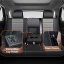 Custom Equinox Seat Covers for Chevrolet Chevy Equinox 2018 2019 2020 2021 2022 2023 2024, LT LS Premier RS LT Fleey (Not for EV), Faux Leather Car Seat Covers Full Set for Equinox - Gray