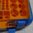 Battery Storage Organizer Case Holder Box with Tester, Double-Sided Batteries Fits for 269 Caddy Container AA AAA AAAA 3A 4A 9V C D Lithium 23A 4LR44 CR123A CR1632 CR2032 - Green