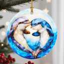 6 x Christmas Ornaments, Dolphin Ornament, Christmas Tree Ornaments, Xmas Decorations, Holiday Decorations, Gifts for Dolphin Lovers, Holiday Party Gifts, and Xmas Gift Ideas