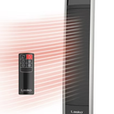Lasko 29" 1500W Electric Digital Ceramic Tower Space Heater with Remote, Black, 5586