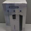 Dehumidifier, Dehumidifiers for Home, 98 OZ Water Tank, (1000 sq.ft) Quiet Dehumidifier for Basement Bedroom Bathroom with Humidity Display, Auto Shut Off, Relaxing 7 Color Ambient Light(Dark Brown)