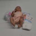 RXDOLL 18 Inch Lifelike Reborn Baby Dolls Similar Silicone Full Body Vinyl Girl Realistic Newborn Baby Dolls That Look Real Anatomically Correct Washable Toy Xmas Gifts