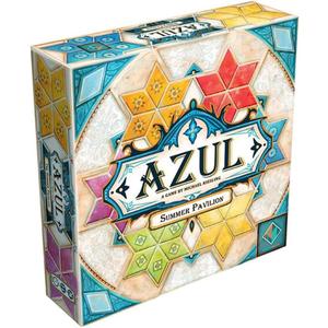Asmodee Azul Summer Pavilion Board Game - Tile-Placement Strategy Game, Family Fun for Kids & Adults, Ages 8+, 2-4 Players, 30-45 Minute Playtime