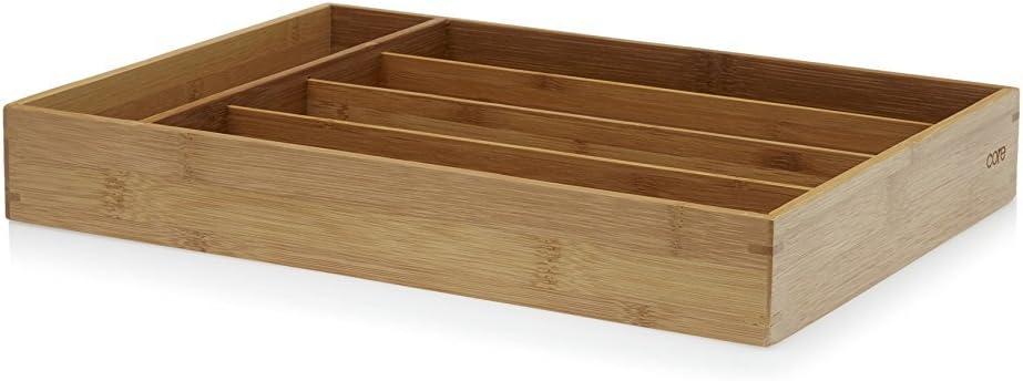 Core Home Bamboo Medium Flatware Tray 14x10x2