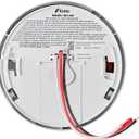 Kidde Heat Detector, Hardwired with Battery Backup & 2 LEDs, Interconnect Capability, Ideal for Garages