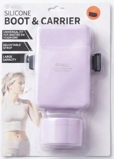 B•WELL Silicone Boot & Pouch. Purple Edition