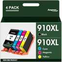 910XL Ink Cartridges Combo Pack Replacement for HP Ink 910 XL Compatible with OfficeJet Pro 8020 8025 8028 8035 8030 8010 8015 8018 8022 Printer, 4 Pack