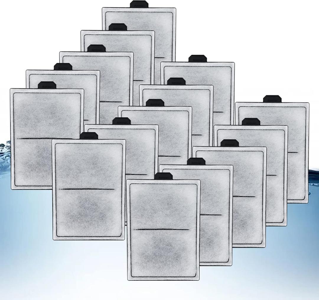 HiTauing 15 Packs PF-S Filter Cartridge for Silenstream PF10 Power Filters, Only Fit to Model PF10 Power Filters