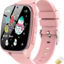 4G Kids Smart Watch - Smartwatch for Kids with SIM Card, SOS Call Camera Video Alarm Stopwatch AudioBook Music Games Pedometer Gift Toys for 4-12 Years Old Boys and Girls(Pink) (Pink No GPS)