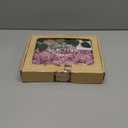 BLEUM CADE 36Pcs Artificial Flowers Fake Roses with Stems, Pink Glitter Boxed Foam Roses for DIY Bouquets Centerpieces Wedding Party Arrangement Bridal Shower Decor