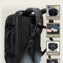 Vacuum Seal Backpack Travel with Ultra-Powerful Pump, 80L Expandable Travel Backpack with Vacuum System w/TSA Lock (Black)