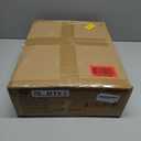 Snughome Dog Gate Indoor, 23.62" H Freestanding Short Dog Door Gates with Support Feet, Expands Up to 48 Wide Foldable Pet Gates for Doorways, 4 Panel Folding Pet Door Pet Fence for Puppy, White