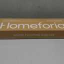 Homeforia Oak Floating Shelves for Wall, Premium Solid Wood Shelf, Oak Bathroom Shelves, Heavy Duty Bracket, 42 x 6.5 x 1.75 inch, Set of 2