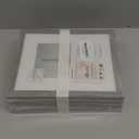 upsimples 8x10 Picture Frame Set of 5, Display Pictures 5x7 with Mat or 8 x 10 Without, Wall Gallery Photo Frames, Gray