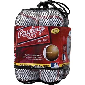 Rawlings | Official League Recreational Use Practice Baseballs | Youth | Bag of 10  | 10 Count