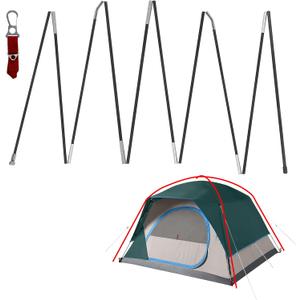 Tent Poles Replacement for Coleman Skydome 4 Person Camping Tent, Camping Tent Accessories for Coleman Camping Tent, Pre-Assembled Replacement Poles, 169''