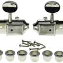 KAISH Nickel 3 per side 3x3 on a Plate Vintage Guitar Tuning Keys Tuners