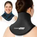 ComfiTECH Neck Ice Pack Wrap with Extended Gel Coverage for Cervical, Shoulder and Rib, Reusable Cold Application for Office Stiff Neck, Swelling, Large