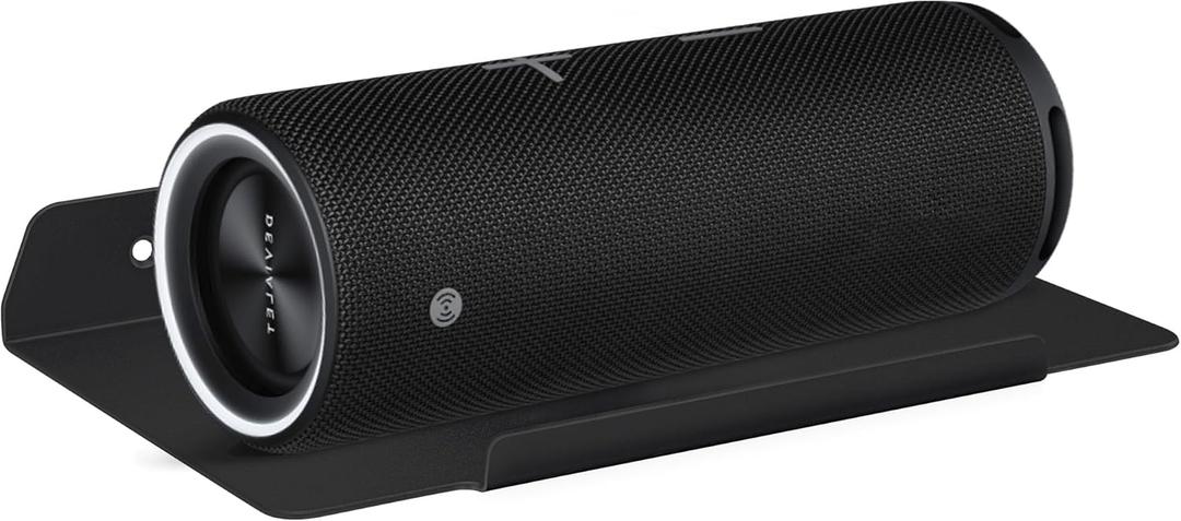 10.2''W x 6.3''D Small Floating Metal Wall Shelf,Deep Floating Shelves for Speakers,Cameras,Routers,Heavy Duty Metal Floating Wall Shelf with Lip for Bedroom,Bathroom,Living Room,Black 10.2''W x 6.3''D Small Floating Metal Wall Shelf,Deep Floating Shelves for Speakers,Cameras,Routers,Heavy Duty Metal Floating Wall Shelf with Lip for Bedroom,Bathroom,Living Room,Black