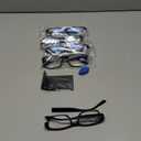 Gaoye 4.0 Professional Reading Glasses for All Day - Computer Readers with Blue Light Protection - Value Pack (B1-5 Pack Light Black)