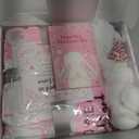 Baptism Gifts for Girl, Christening Gift Set for Baby Girls, Baby Dedication Gift, Includes Bunny Stuffed Animal, First Rosary Beads, Prayer Book, Keepsake Blanket, Catholic Baptism Gift Basket