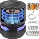 VP06+ Mason Jar Vacuum Sealer, Electric Vacuum Sealer for Jars with Wide and Regular Mouth Mason Lids, Cordless Handheld Jar Vaccum Sealer for Food Storage, Ideal Present for Mom, Wife, Black