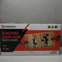 Fast Sling Puck Game - Wooden Hockey Table Board Game with Spare Parts | Indoor 2 Player Tabletop Fast-Paced Slingshot Battle for Adults, Kids & Family Night or Friends Party | Large Size