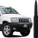 4 Inch Short Aluminum Antenna for Jeep Grand Cherokee (1999-2004), Jeep Grand Cherokee Antenna Replacement Mast