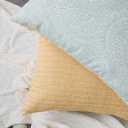 Pack of 2, 20 x 20 inch Decorative Throw Pillow Covers Light Green Woven Farmhouse Outdoor Cushion Covers Soft Texture Couch Cushion Case for Couch Sofa Bedroom Living Room