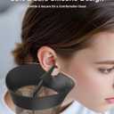 KAUGIC Manual Ear Wax Cleaner Safe, Comfortable & Easy to Use Seamless One-Hand Operation, Black