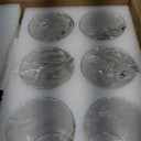 6 Light Modern Brushed Nickel Pendant Light Fixture for Dining RoomKitchen Pendant Lighting Over IslandAdjustable Height Farmhouse Dining Chandeliers Over Tablewith Glass Shade